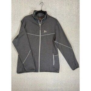 Hannah Outdoor Black Dagnys Sweatshirt Jacket / Women's Size 44 / Polarstretch